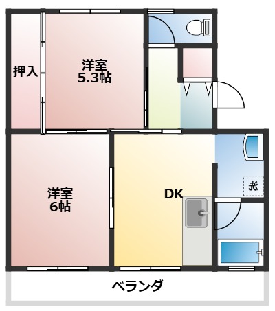マツバハイツ梅影B棟